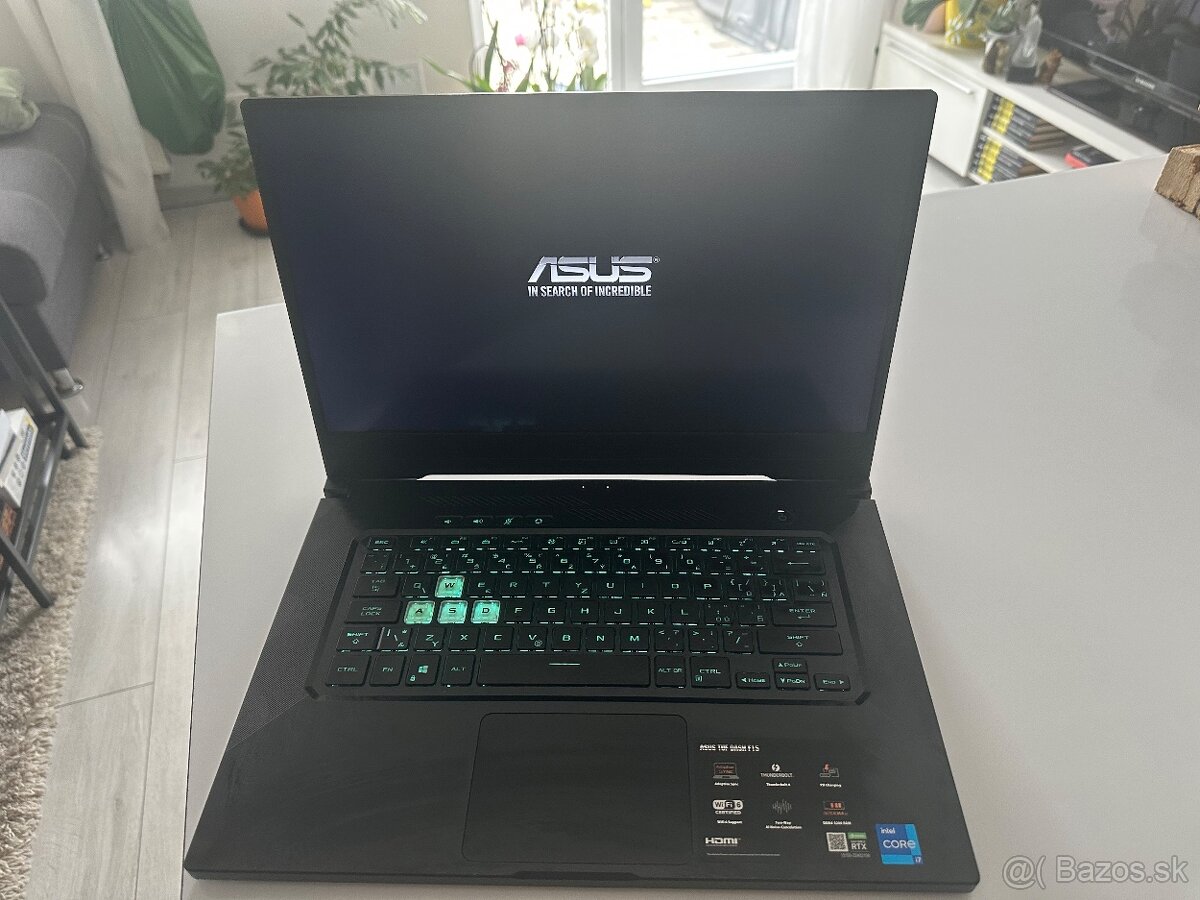 Herny notebook Asus TUF DASH F15