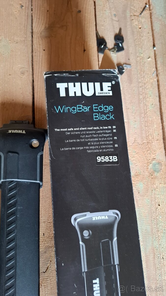 Predám strešný nosič THULE WINGBAR EDGE 9583BLACK