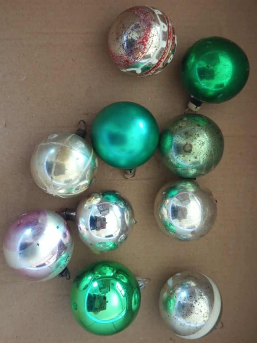 Vianočné retro gule