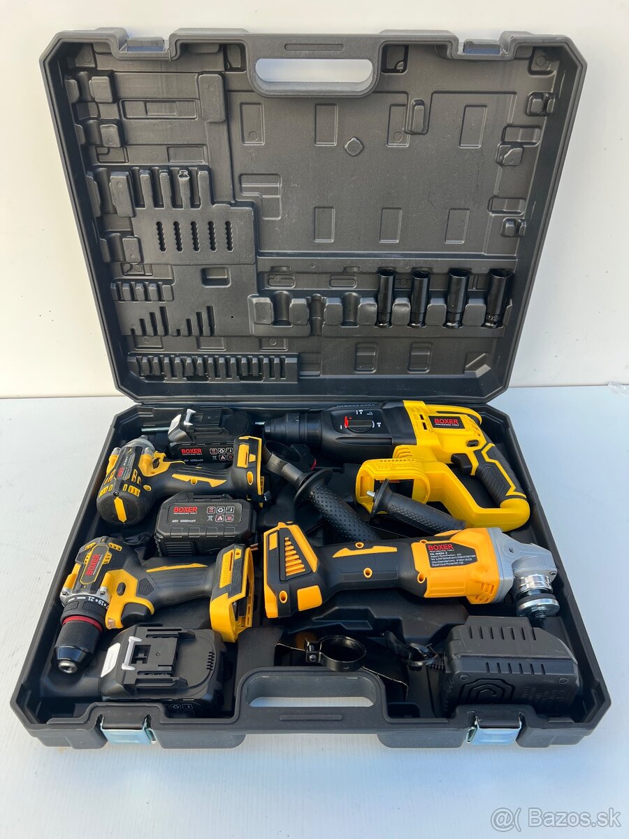 Akú set naradia 4v1 v kufriku