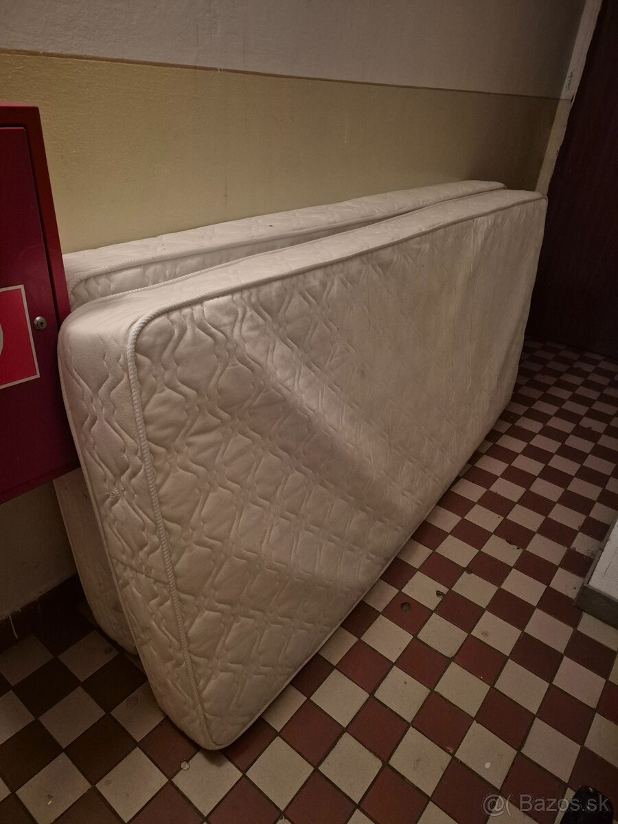 Dva matrace 90x200 cm