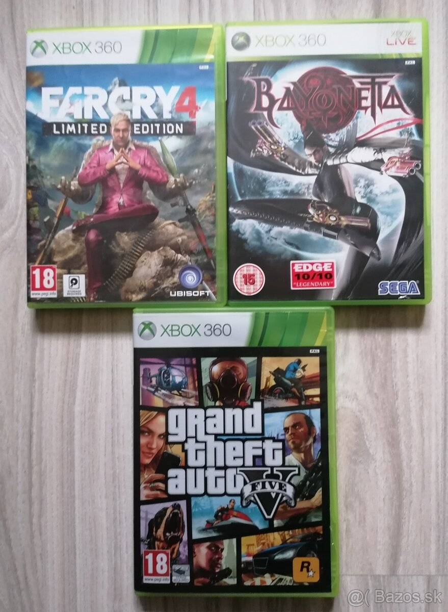 XBox 360 hry 3ks