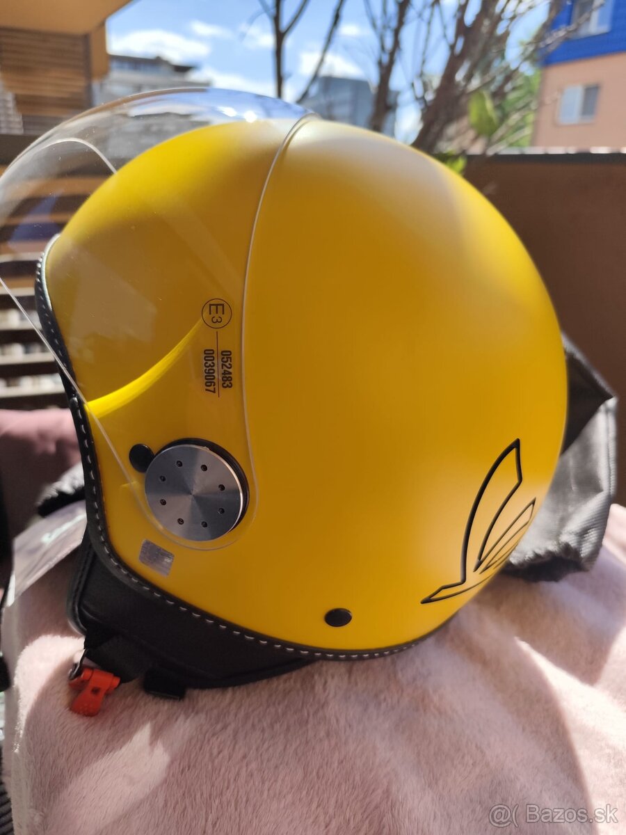 Prilba Vespa visor 3.0 žlta gelosia xs