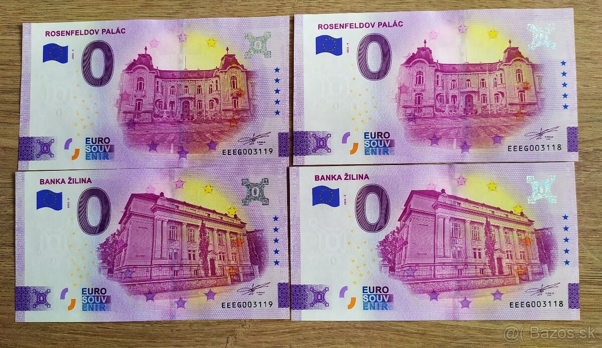 0€ / 0 euro / 0 eurová bankovka
