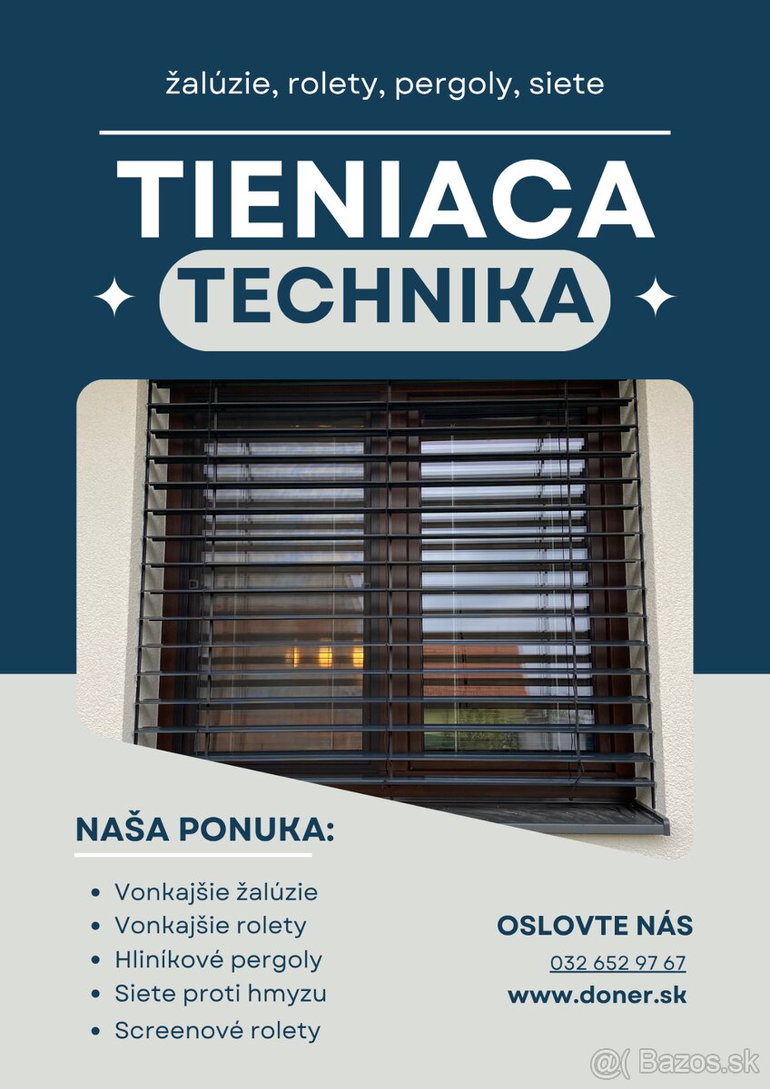Máte doma veľa slnka a chcete súkromie?