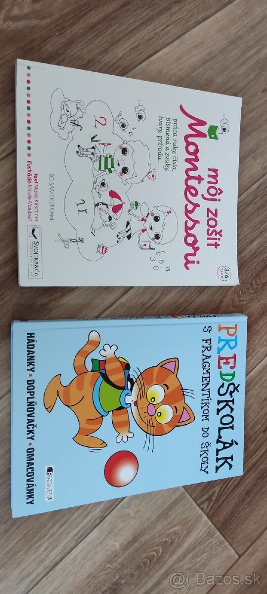 Montessori knihy pre predškolákov