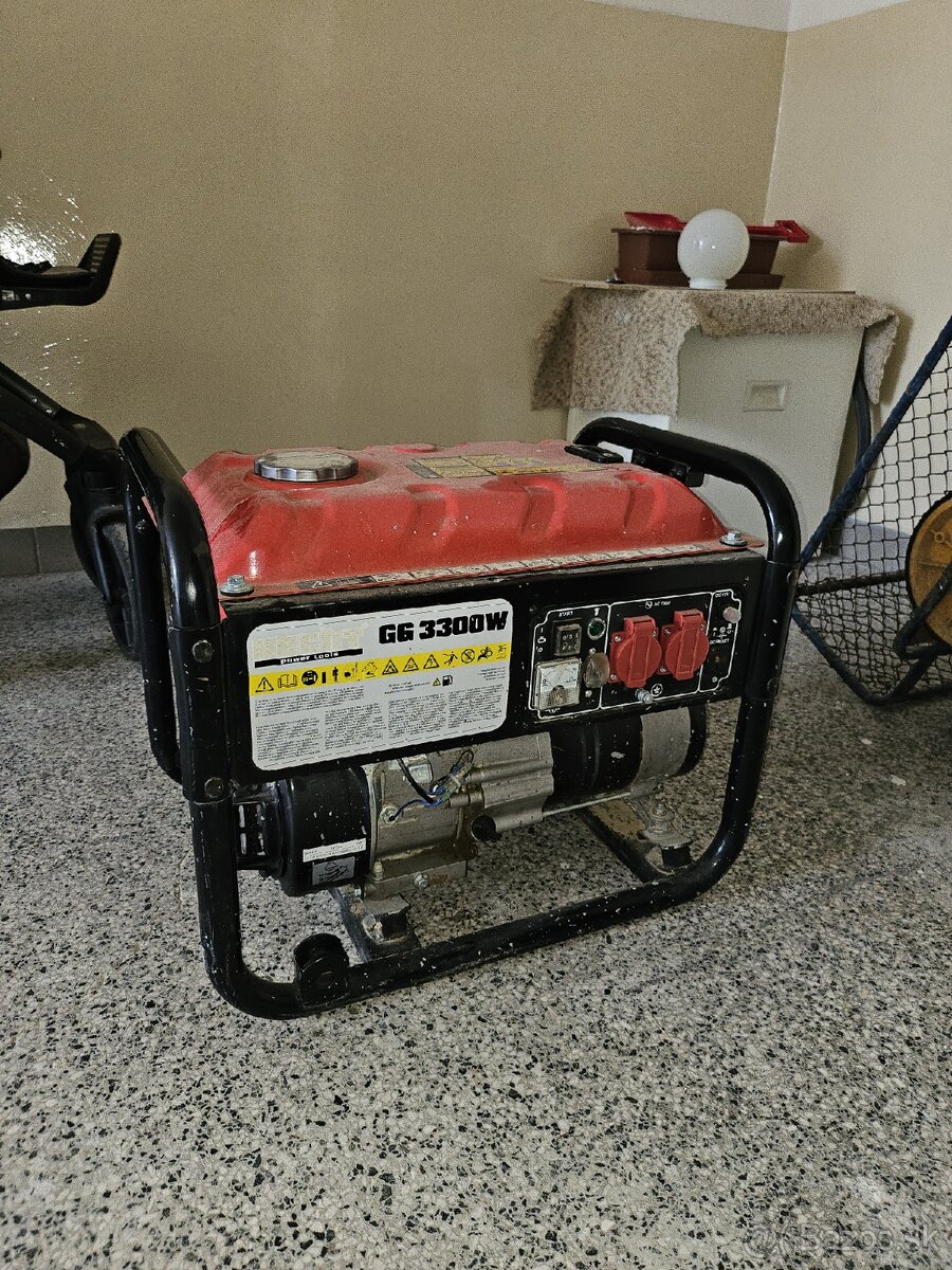 Ponúkam benzínovú elektrocentrálu značky HECHT GG3300