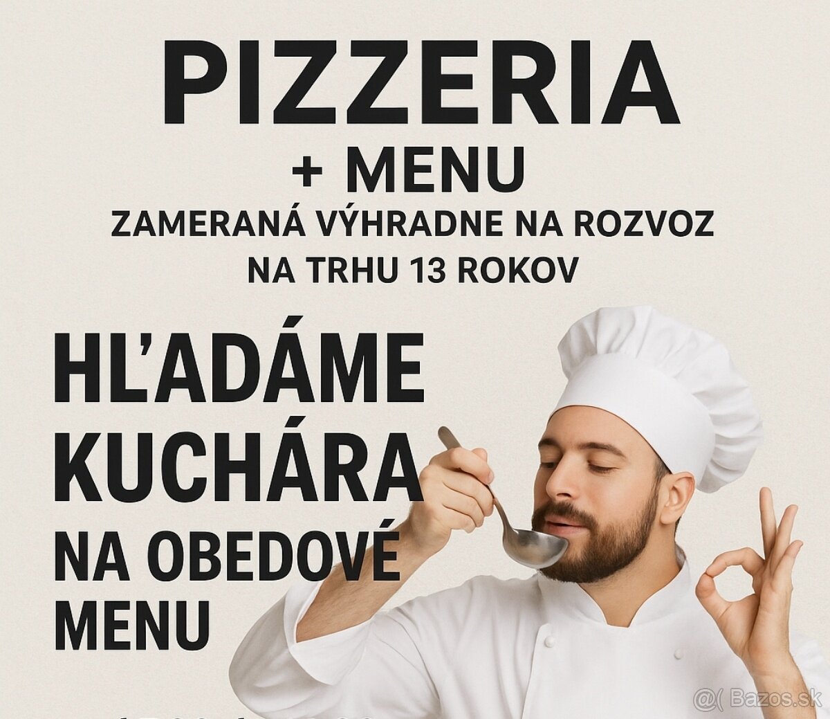 Kuchár na menu  do 15.00