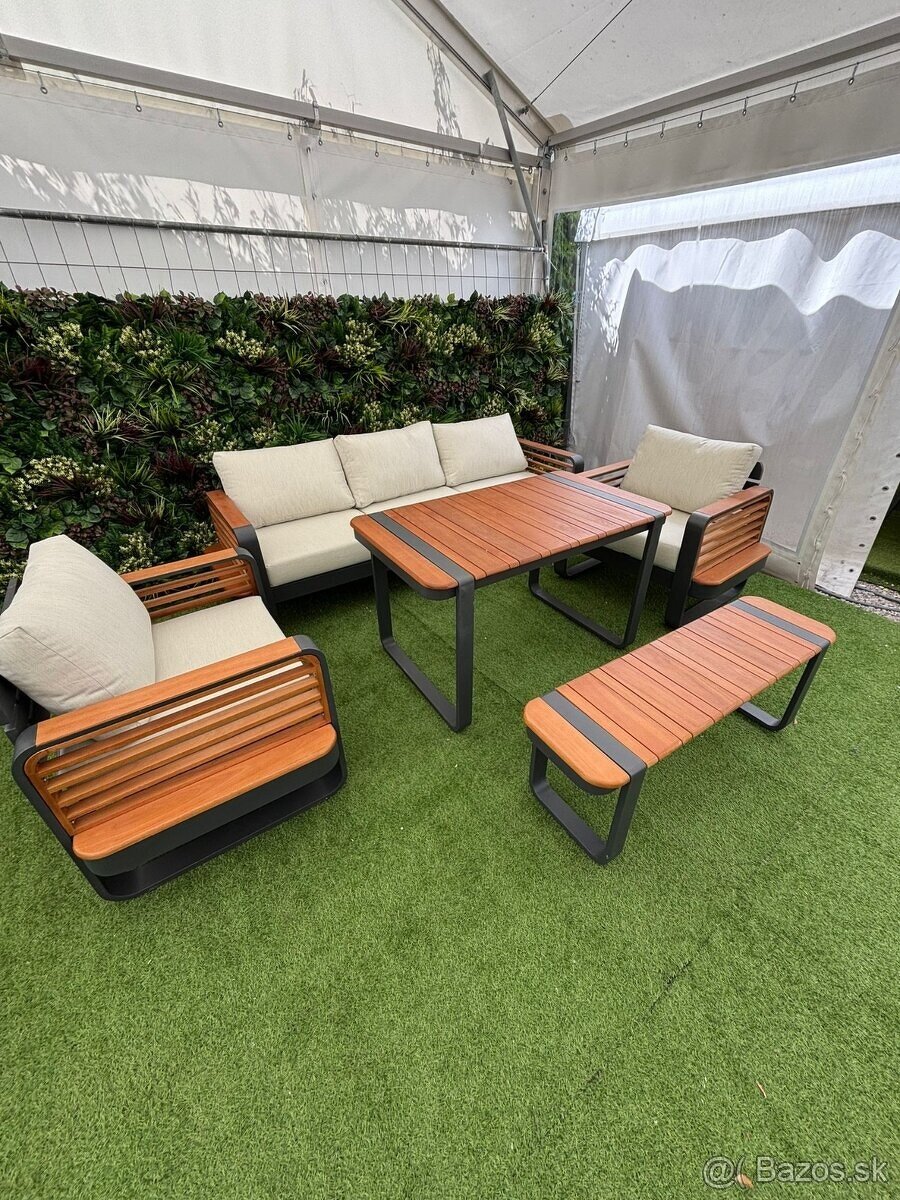 Predám hliníkový jedálenský nábytok 009