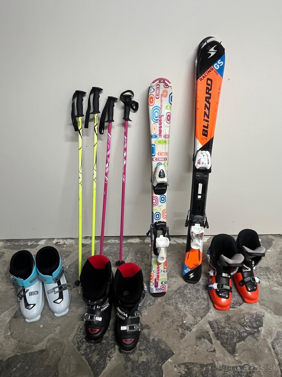 Predam detske lyze, palice, lyziarky