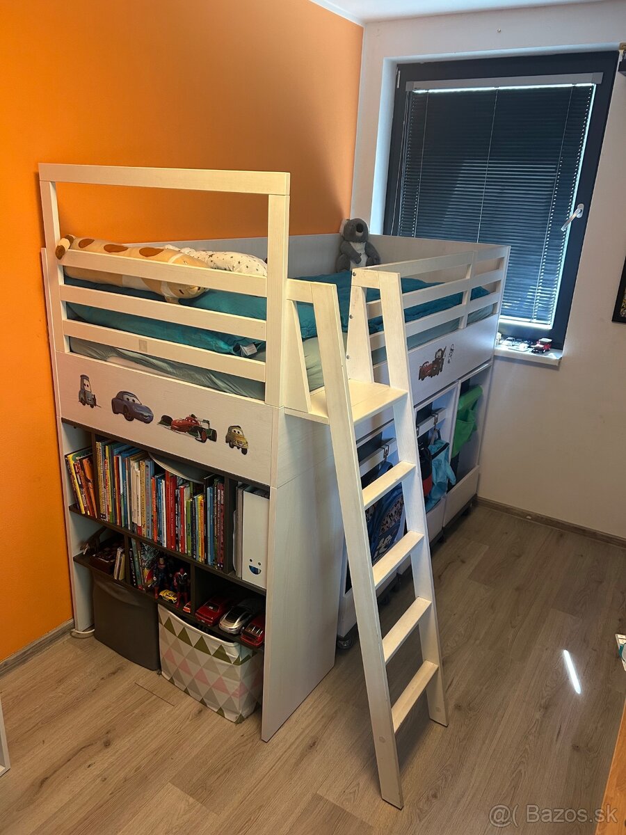 Detská poschodová posteľ VOX s úložnými priestormi