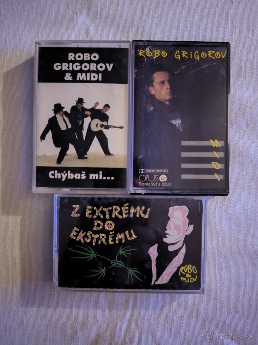 MC kazety originalky Robo Grigorov
