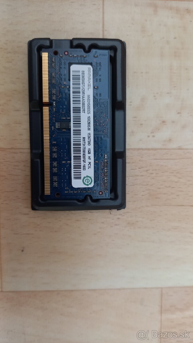 4 GB DDR3 SODIMM pre notebook