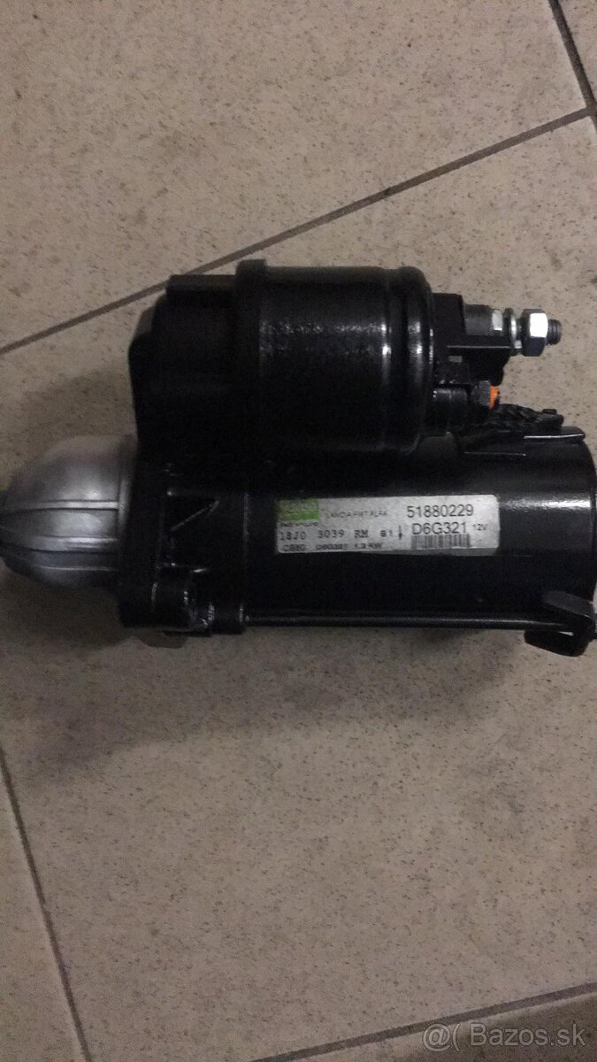 Starter do Alfa, Fiat, Citroen, Peugeot (1.3 JTD/HDI)