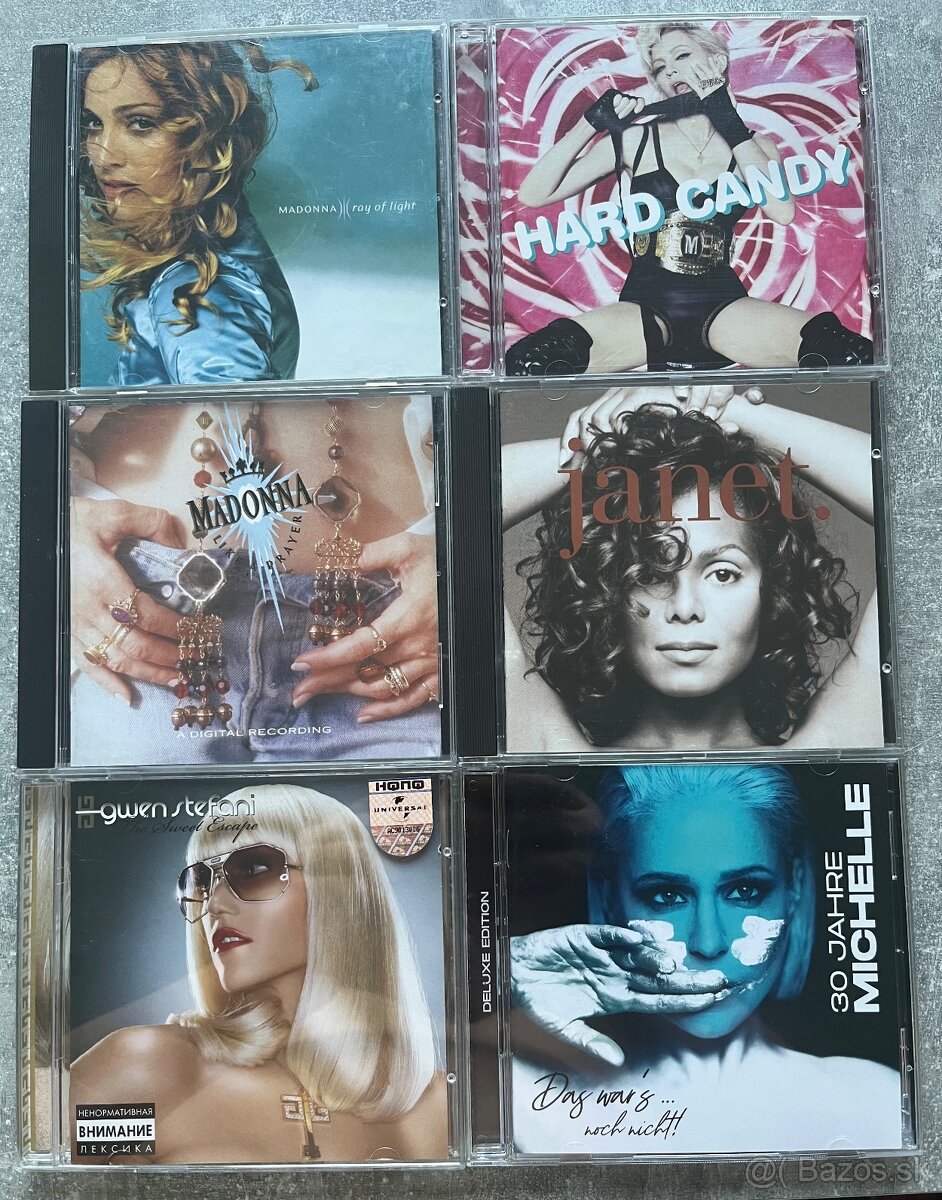 Madonna,Janet,Gwen Stefani...