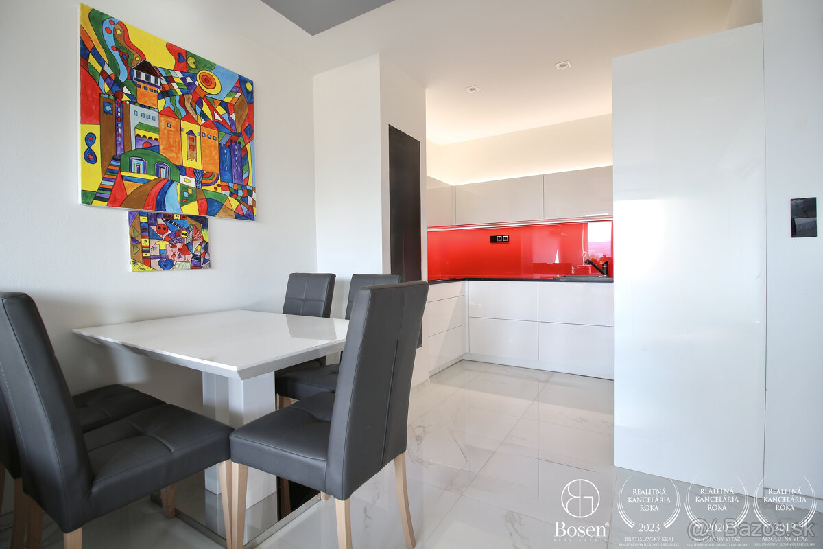 BOSEN | Zariadený 3i byt, 2x loggia, garáž, 82m2, Trenčín