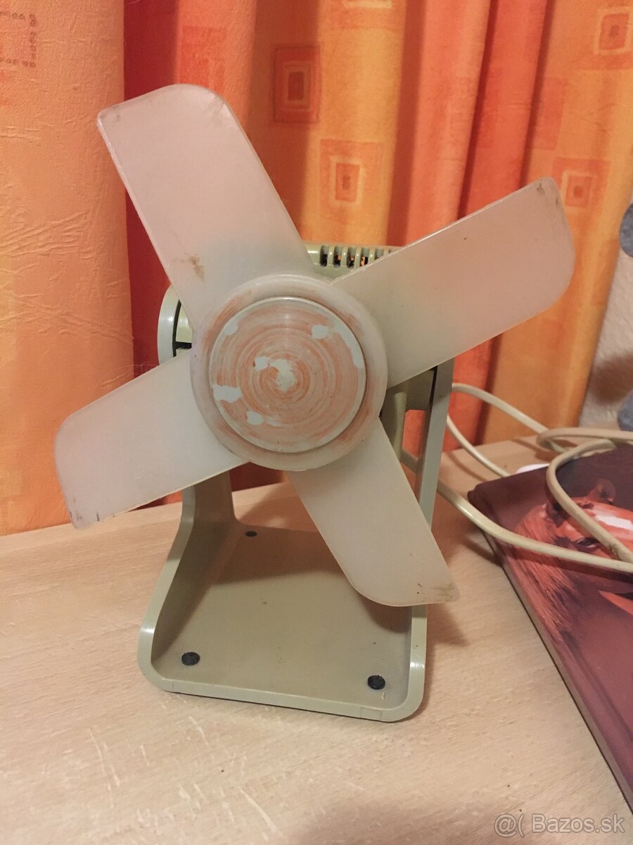 retro ventilator, hodiny, budik