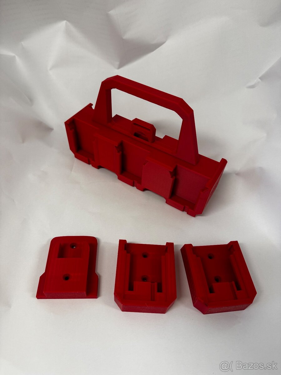 Držiak / nosič / organizér pre baterky milwaukee M18