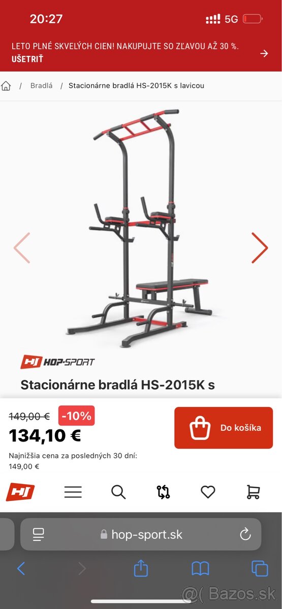 Hrazda posilovanie doma