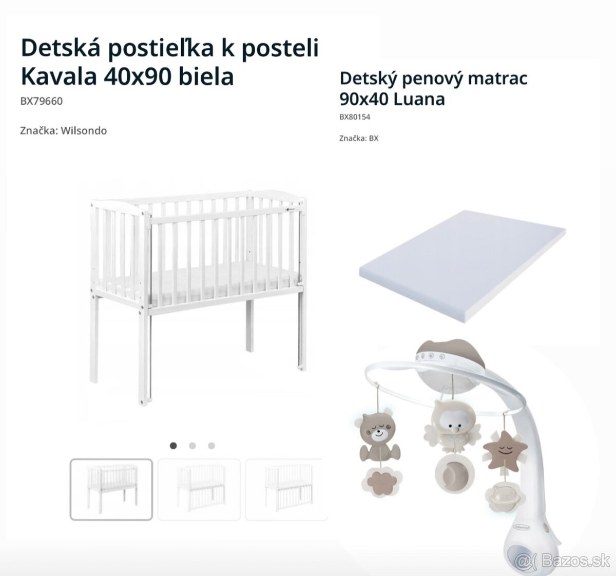 Detská postielka 40x90