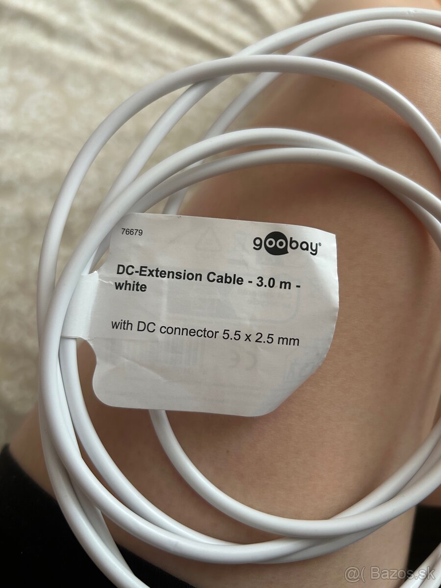 Predlžovací káblik DC