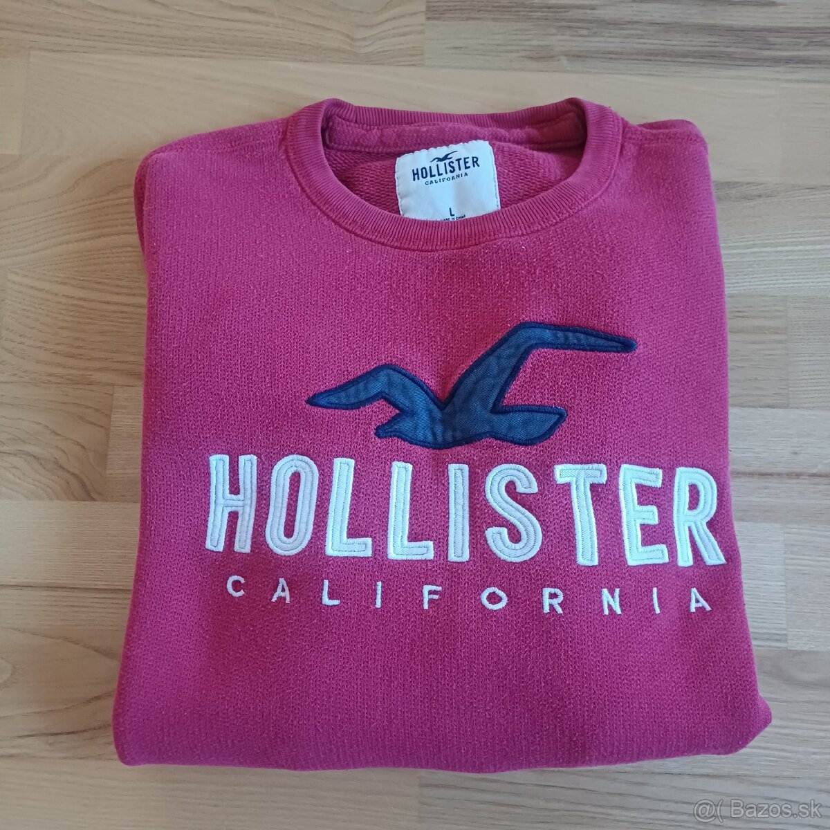 Hollister červený pletený