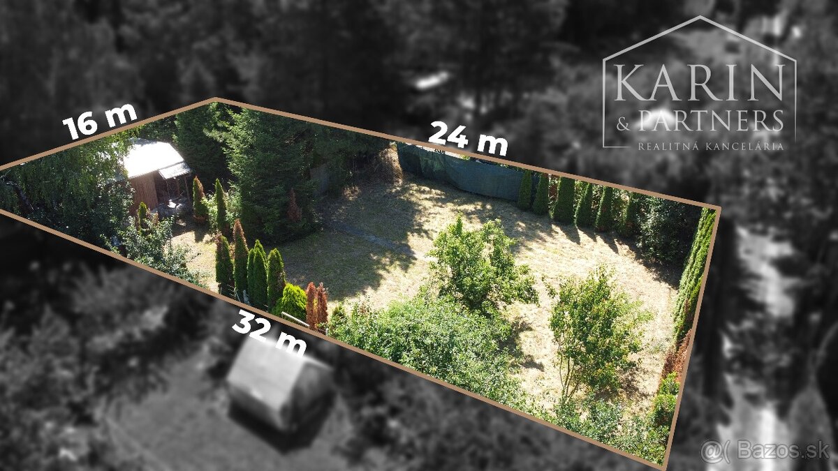 Záhrada pri lese – úplné súkromie, 530 m², 56 €/m2 SEREĎ
