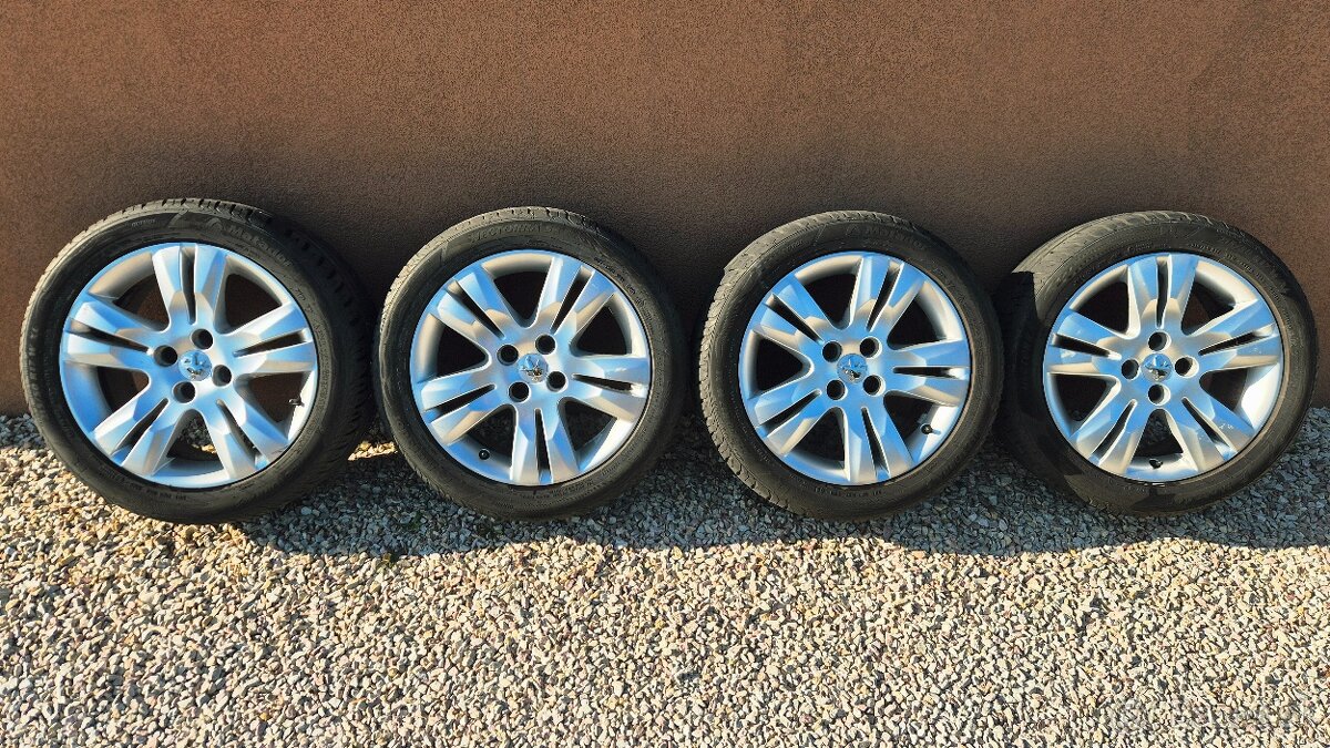 Predam kolesa Peugeot Citroen 4x108 r17 +pneumatiky