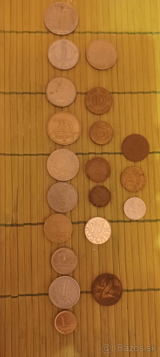 Európske mince a bankovky z minuléhou tisícročia