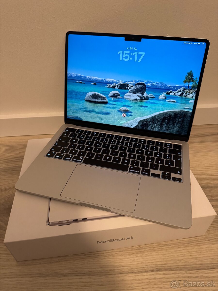 Macbook Air 13'' M3 2024 / 8GB / 256GB SSD, silver