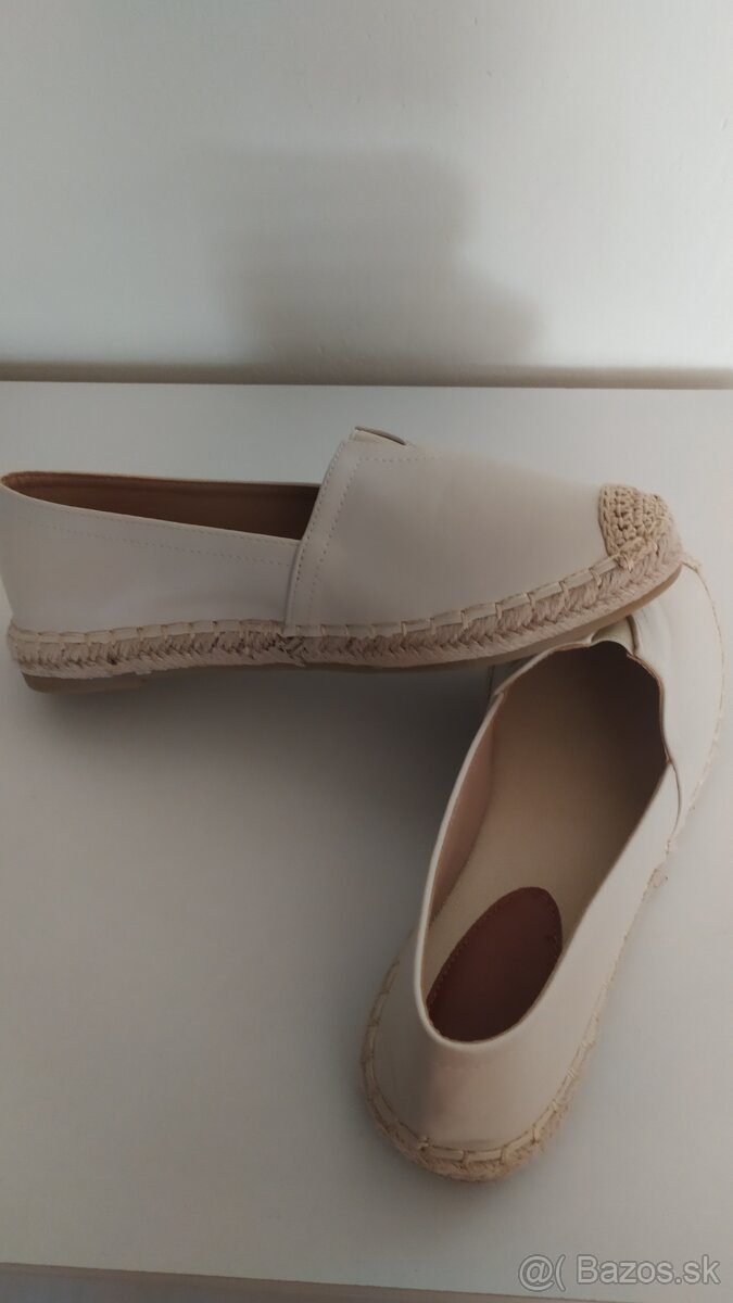 Nové letné espadrilky č.36