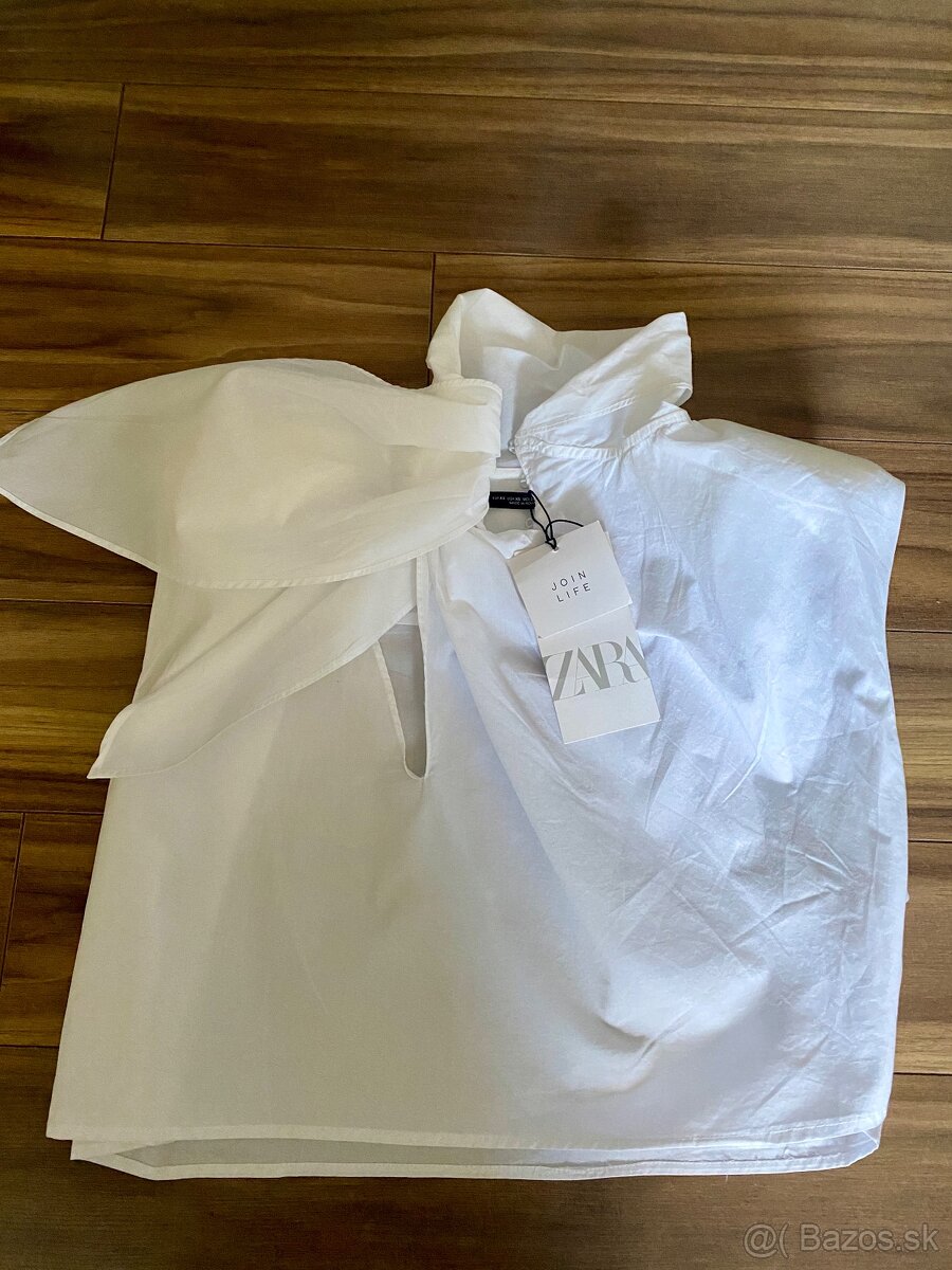 Dámska nová biela košela veľkost XS, zn. Zara