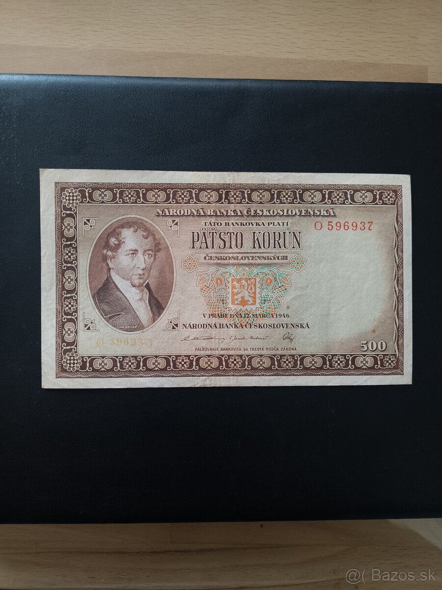 Bankovka 500kcs