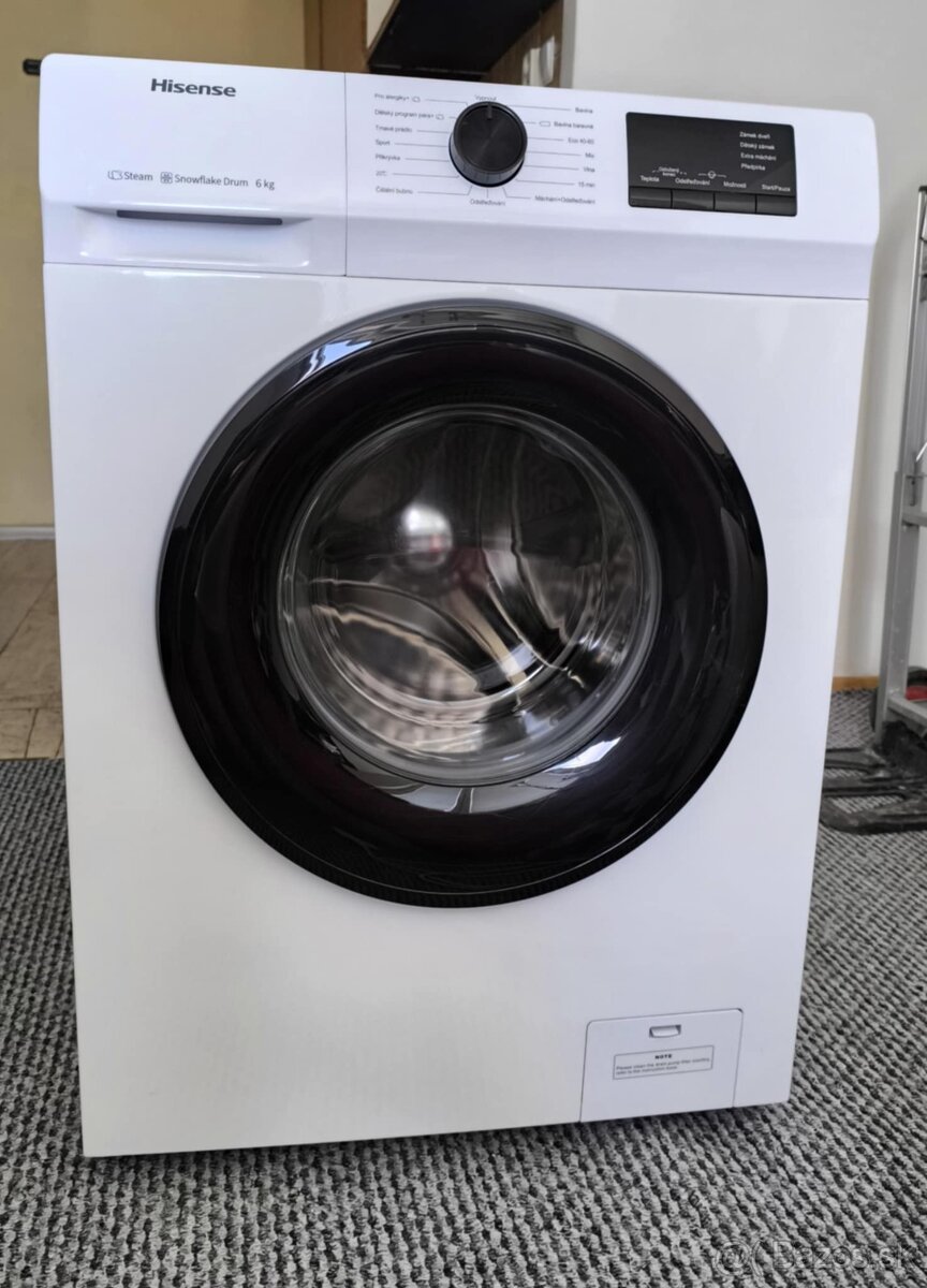 Hisense WFVB6010EM spredu plnená práčka