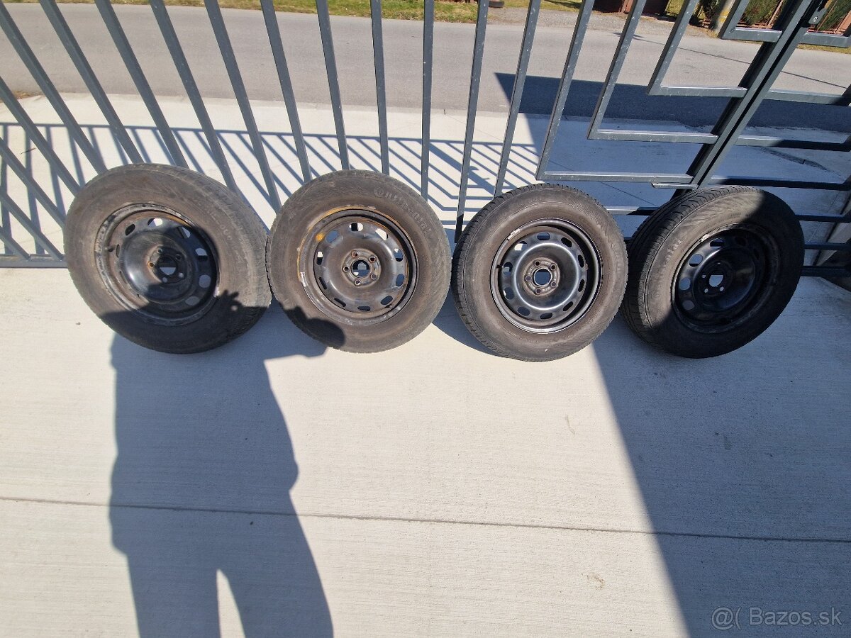 Predám plechové disky 5x100 r14