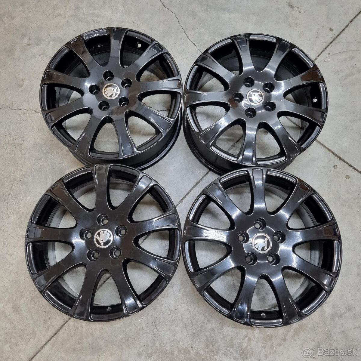 Hliníkové Škoda disky 5x112 R17 7J ET54