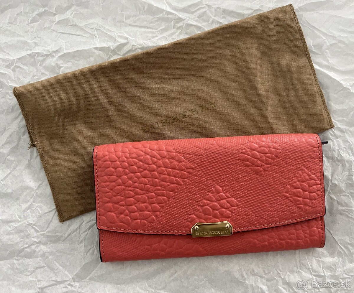Kožená peňaženka BURBERRY