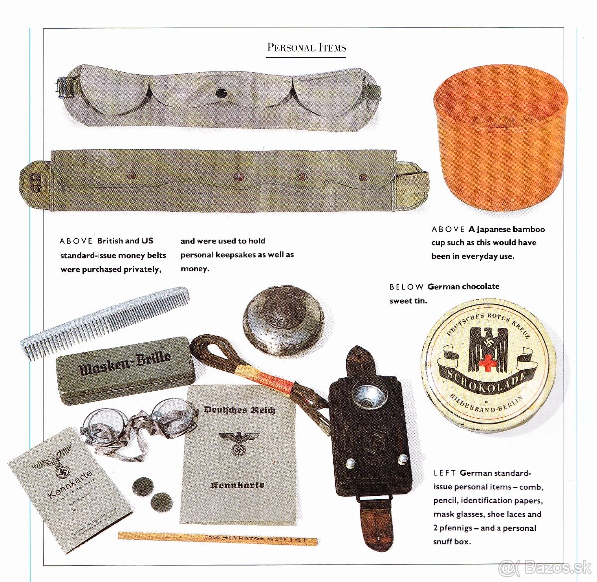 Kniha World War II - sbírkové předměty 2. světové války