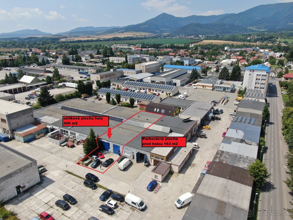 Výrobná a skladová hala v Martine