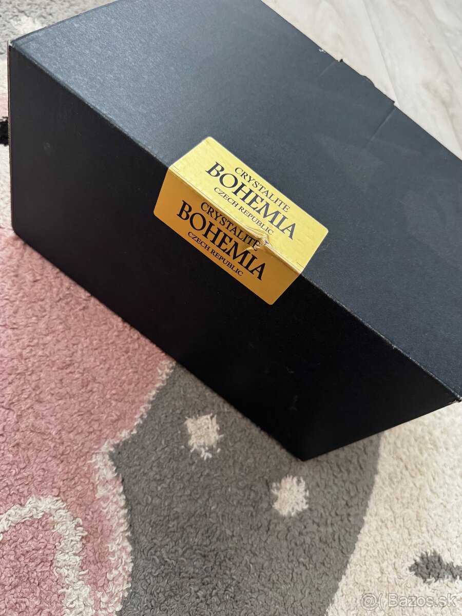 2x krištáľové misy Crystalite Bohemia – Český krištáľ