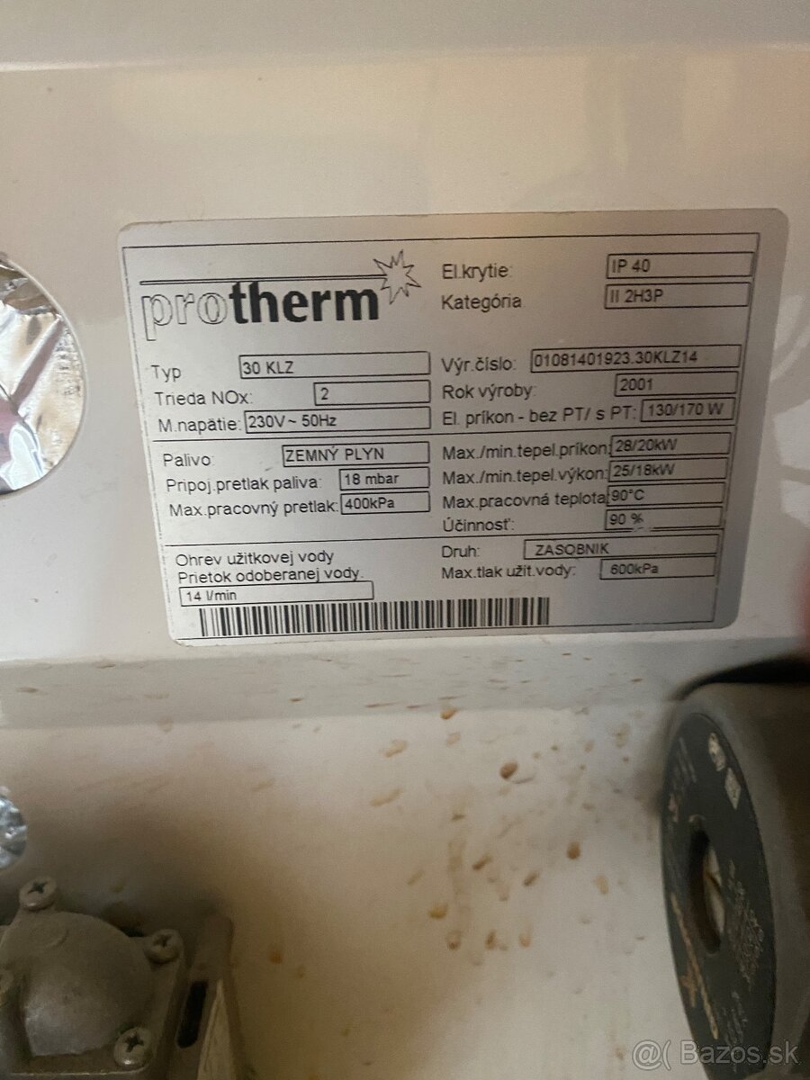 Plynový kotol Protherm