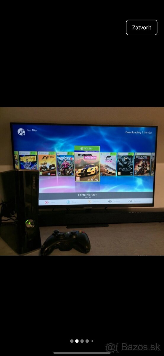 Xbox 360 S 250 GB RGH3 – GTA V, NFS a ďalších 41 hier 🔥