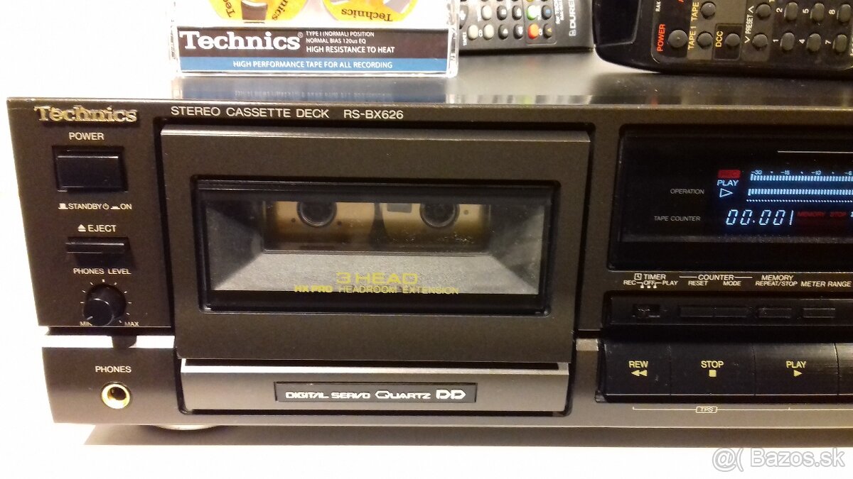 Spickovy deck 3-hlavy TECHNICS RS-BX626 ClassAA, JAPAN, AK31