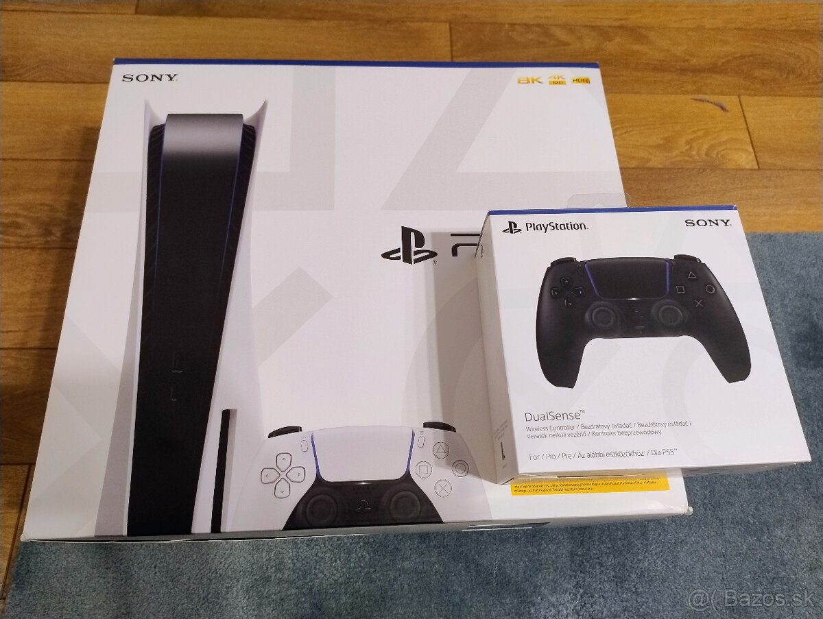PLAYSTATION 5 s mechanikou + 2 ovládače