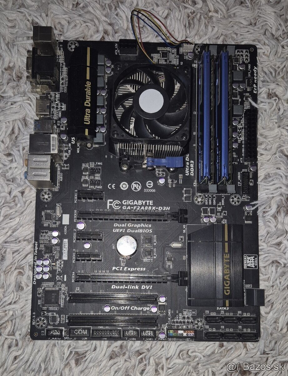 GIGABYTE GA-F2A88X-D3H / INZERÁT PLATÍ DO ZMAZANIA
