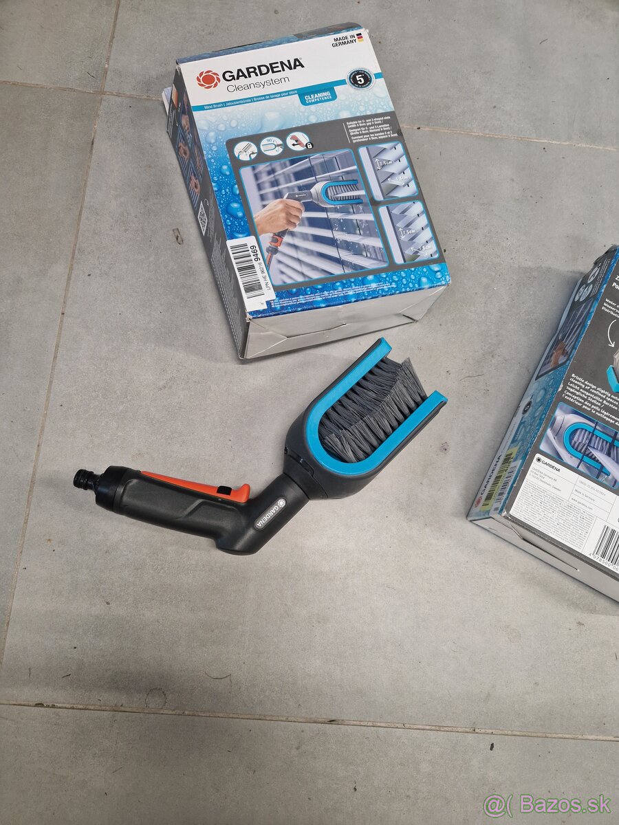 Gardena kefa na žalúzie