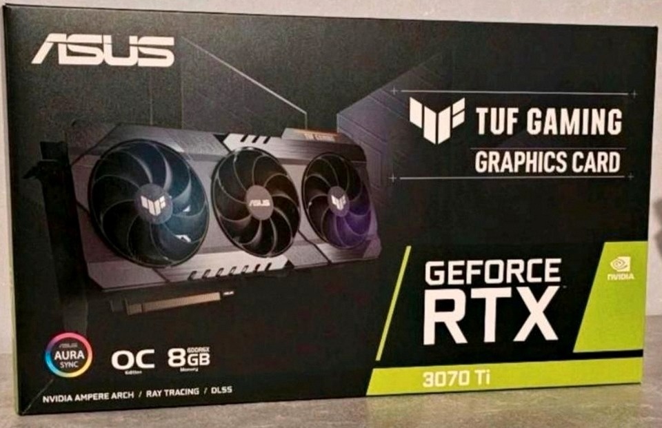 Grafická karta ASUS RTX 3070 Ti TUF Gaming