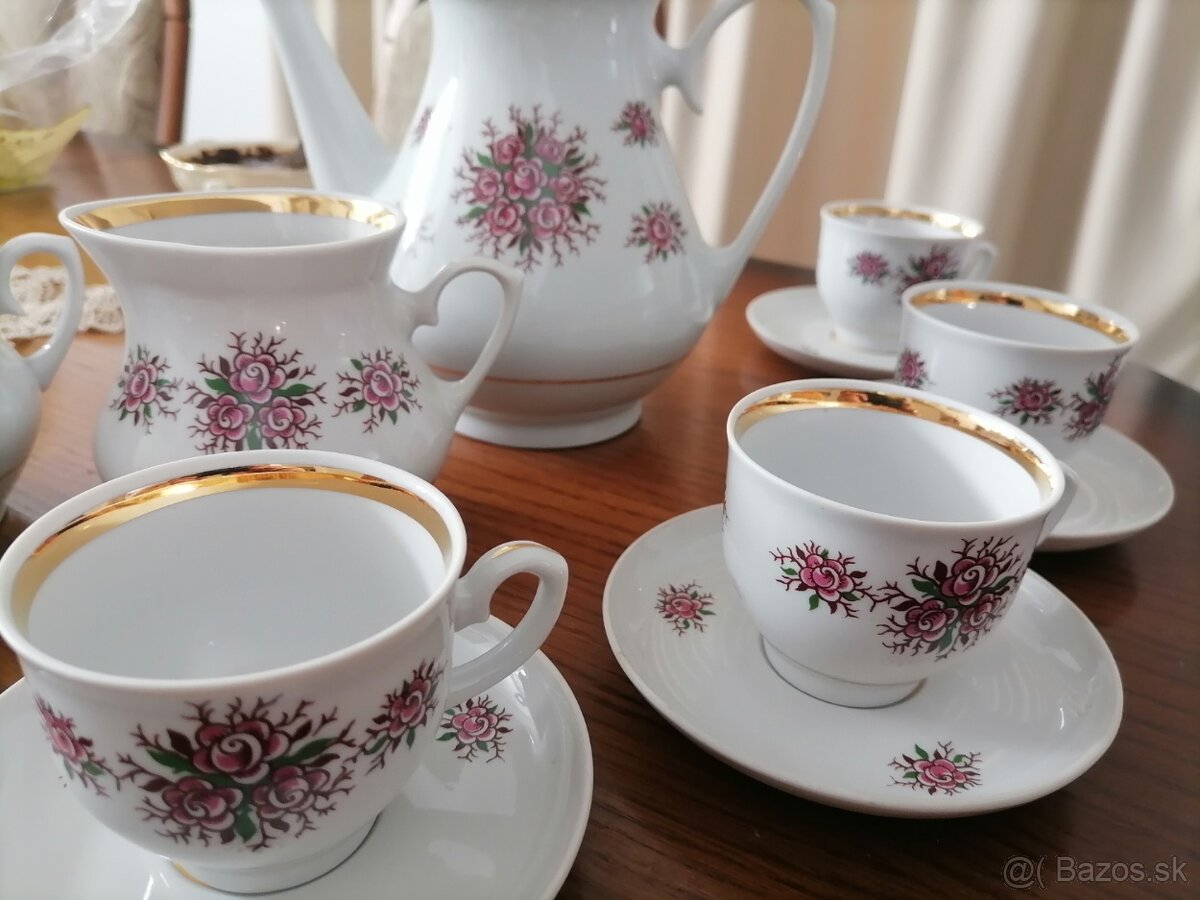 Retro vintage kávová súprava