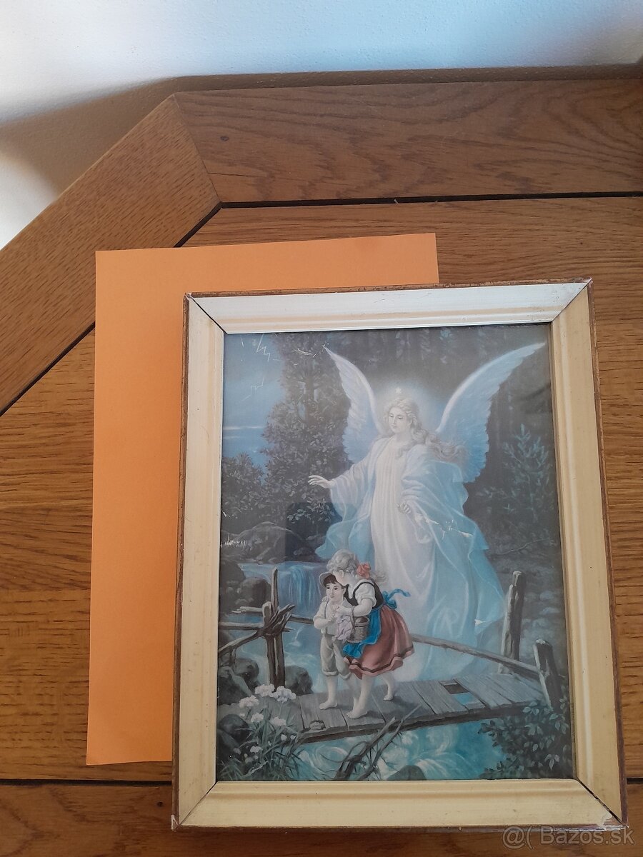 Retro obraz anjel