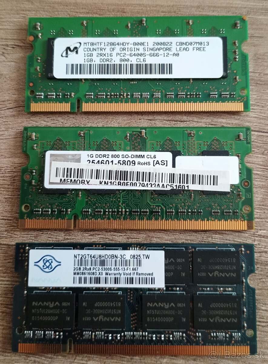 DDR 2 Sodimm RAM do Notebooku